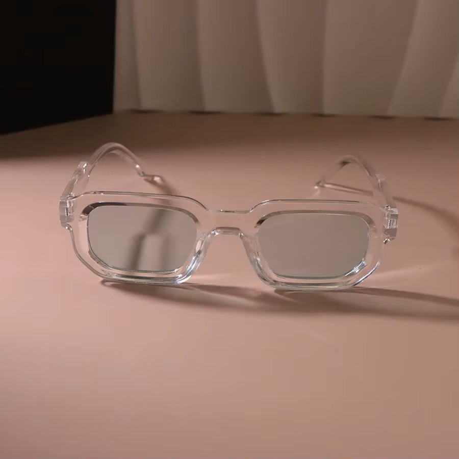 Modne prostokątne okulary przeciwsłoneczne