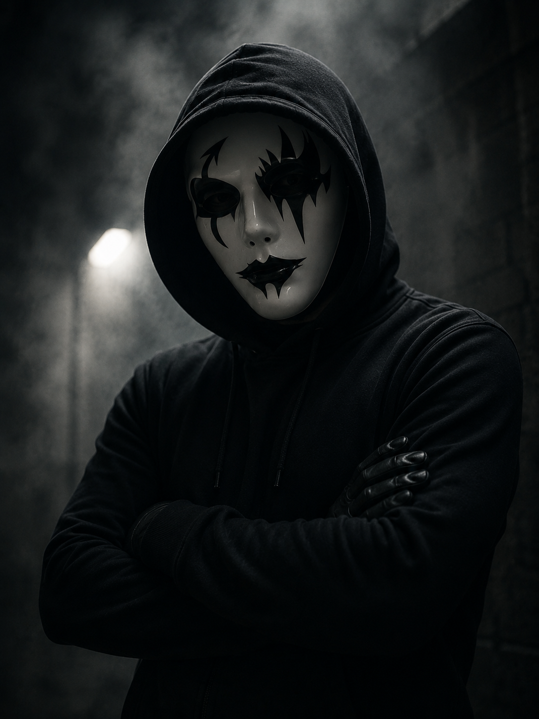 Maska Halloween Klaun Śmierci