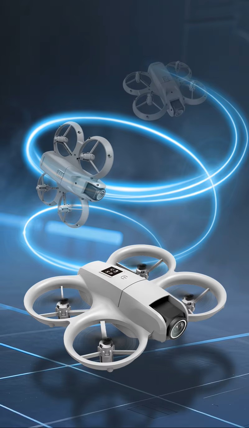 Dron wykonujący obrót 360