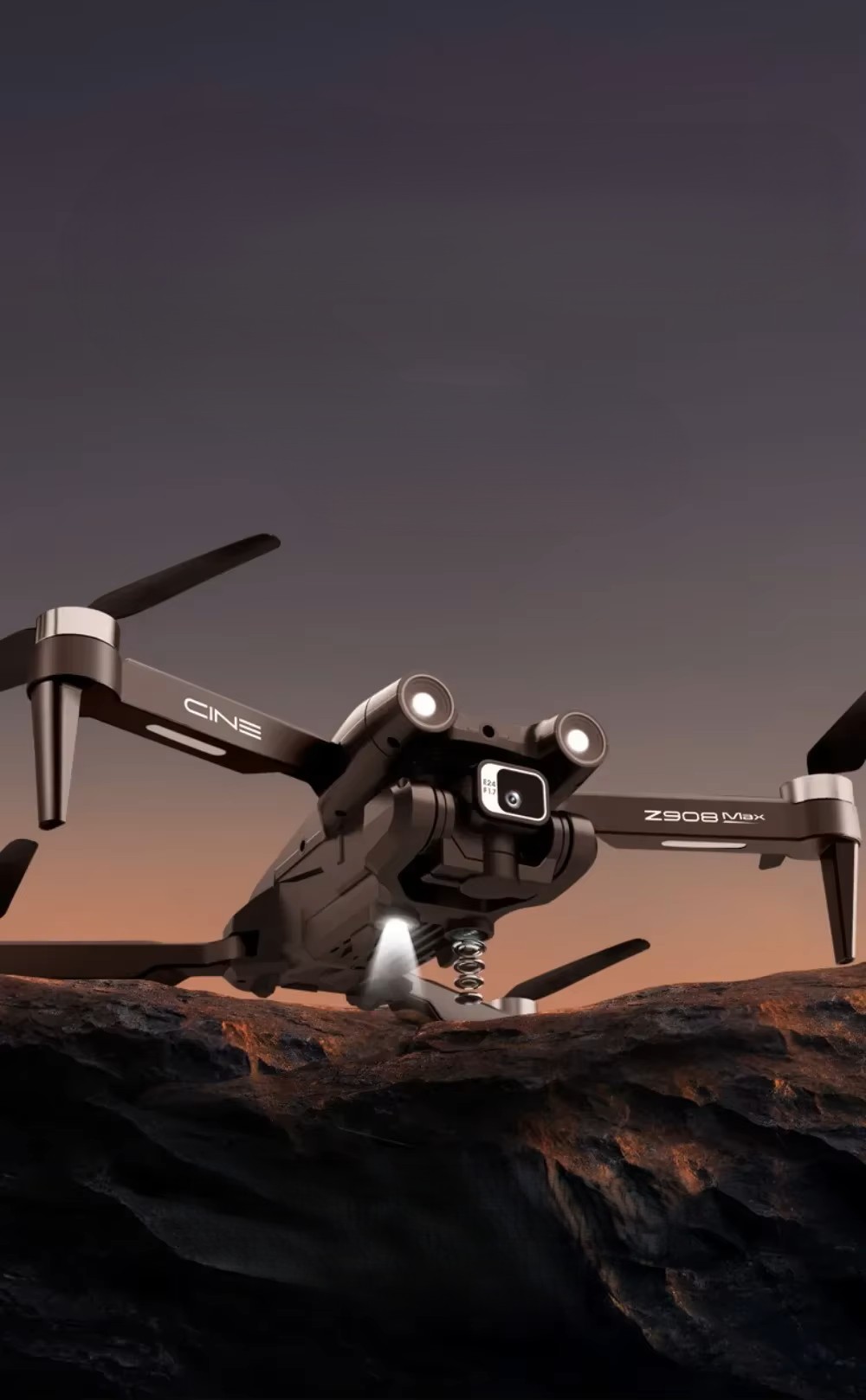 Dron Z908 Pro Max 8K szary z podwójną kamerą